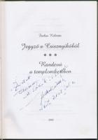 2db klf dedikált könyv: Balázsovics Mihály-Az idő célkeresztje, Farkas Kálmán-Jegyző a Csisznyikóból