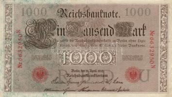 Német Birodalom/Császárság 1908. 100M + 1910. 100M + 1000M + 1917. 5M T:II,III
German Empire 1908. 1...