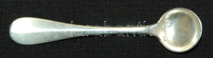 Ezüst (Ag), címeres kiskanál dianás jelzéssel / Silver spoon with coat of arms on handle 8,7gr