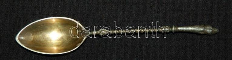 Ezüst (Ag) kiskanál FJ jelzéssel / Silver spoon with FJ mark 8,7gr