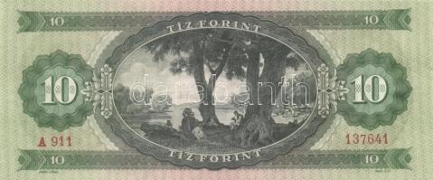 1962. 10Ft (5x) közte egymás utáni sorszámú T:II