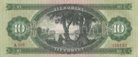 1962. 10Ft (5x) közte egymás utáni sorszámú T:II