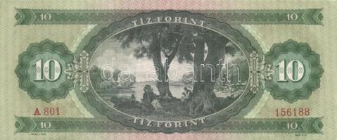 1962. 10Ft (5x) közte egymás utáni sorszámú T:II