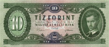1969. 10Ft (3x)közeli sorszámmal! T:I