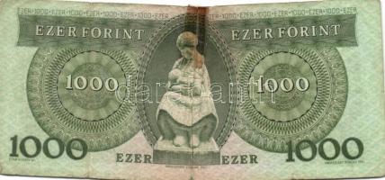 1983. november 1000Ft "B és C" (2x) T:III