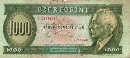 1983. november 1000Ft "B és C" (2x) T:III