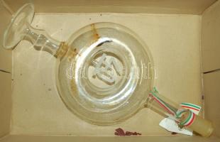 Nagy vegyes bolhapiac tétel: régi telefon, fémdobozok, sámfa, számológép, különleges formájú boros ü...