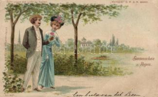 Sunshine or rain hold to light litho (wet damage)