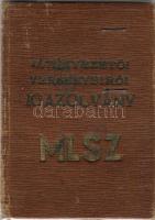 MLSZ Játékvezetői Versenybírói Igazolvány 1957-1960