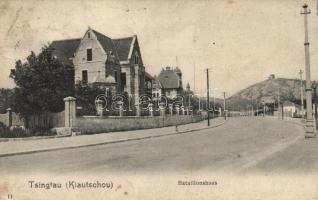 Tsingtau military building (Rb)