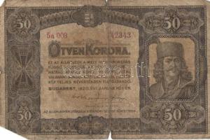 1920. 50K (7x) T:III,III-