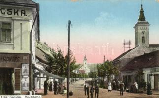 Fehértemplom main street, Hotel Ruzsicska