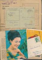 Hódmezővásárhelyi nyomtatvány tétel, benne képeslap, iratok, fotó, fizetési meghagyás, díjelszámolás, stb.