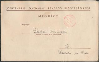 1948 Meghívó a hódmezővásárhelyi Centenáris Gazdabálra