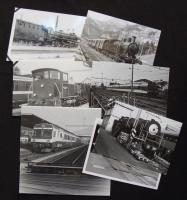 8db svájci vasutakról készült klf méretű fotó