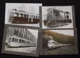 4db klf Ganz Mávag vasúti járműről készült fotó az 50-es évekből