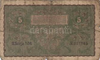 Lengyelország 1919. 5M + 500M + 1000M + 1920. 5000M + 1922. 10.000M (3x) + 50.000M T:III,IV
Poland 1...