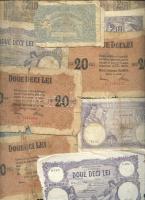 Románia / Románia/német megszállás 1917-28. 18db bankjegy T:III,IV,V Romania / Romania/german occupation 1917-1928. 18 banknotes C:F,G,Pr