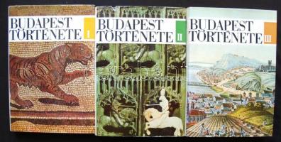 Budapest története I.-V. kötet. Bp. 1975-1978. Akadémiai kiadó. Komplett.