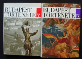 Budapest története I.-V. kötet. Bp. 1975-1978. Akadémiai kiadó. Komplett