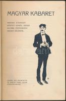 Magyar Kabaret. Második, tetemesen bővített kiadás. (Kuplék, szatírák, pesti nóták, egyfelvonásosok stb.) Antológia. Összeáll. Hervay Frigyes. Geiger Richard festőművész eredeti rajzaival. Gyoma, 1911. Kner. 394p. Szépen javított egészvászon kötésben
