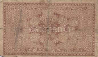 Vegyes bankjegy tétel, összesen 10db közte: Finnország 1916. 1M + Bulgária 1917. 5L T:III,III-
Mixed...