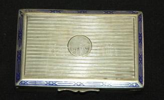 cca 1940 Ezüst cigarettatárca / 
Silver cigarette-holder 147g