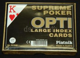 Piatnik plasztik pókerkártya, hiánytalan / Full set of Piatnik plastic poker cards