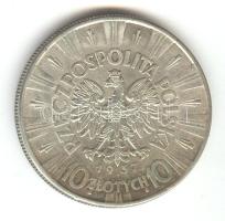 Lengyelország 1937. 10Zl Ag "Jozef Pilsudski" T:2- Poland 1937. 10 Zlotych Ag "Jozef Pilsudski" C:VF