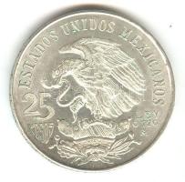 Mexikó 1968. 25P Ag "Olimpia" T:2 Mexico 1968. 25 Pesos Ag "Olympics" T:XF