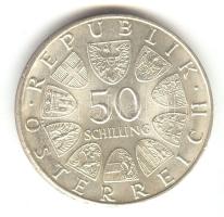 Ausztria 1970. 50Sch Ag "300 éves az Innsbrucki Egyetem" T:2 Austria 1970. 50 Schilling Ag "300th Anniversary-Innsbruck University" C:XF
