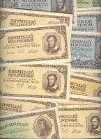 1946. 100.000P + 1.000.000MP (12x) + 10.000.000MP (4x) + 100.000.000MP T:I-,II,II-