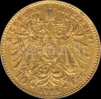 Ausztria 1896. 10K Au "Ferenc József" (3,3875g) T:2/2- 
Austria 1896. 10 Corona Au "F...