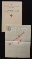 1938 A Magyar Vöröskereszt Egylet alapszabályai 28p. + Mi a czélja a Vöröskeresztnek 4p.