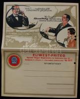 Eliwest Priteg telefon reklámnyomtatvány és megrendelő-boríték 4p. lyukkal