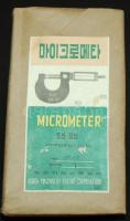 Észak-Koreai mikron-méter eredeti dobozban, bontatlan új állapotban / North Korean micron meter in original box