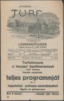 1921 Magyar Turf. 16p.