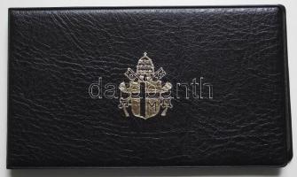 1991. "II. János Pál pápa látogatása" első napi érmés boríték 1991. 100Ft-al eredeti műbőr dísztokban, tanúsítvánnyal! T:BU