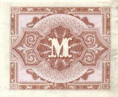 Német 3. Birodalom/Szövetséges megszállás 1944. 5M (2x)nyolc/kilenc jegyű sorszám + 20M + 50M mindke...