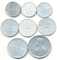 1941-1944. 1P (3x), 2P (3x), 5P (2x) csak klf évszámok! T:vegyes