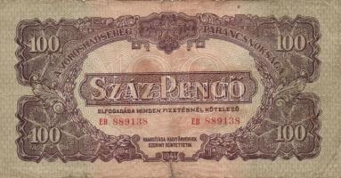 1944. 100P "A Vöröshadsereg Parancsnoksága" (7x) T:III,III-