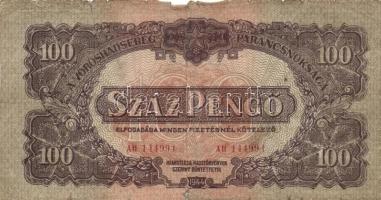 1944. 100P "A Vöröshadsereg Parancsnoksága" (7x) T:III,III-