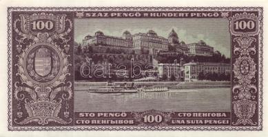 1945. 100P (3x) egymás utáni sorszámmal T:I-(apró sarokhajlás)