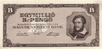 1946. 100.000BP + 1.000.000BP T:II+(hajtatlanok)