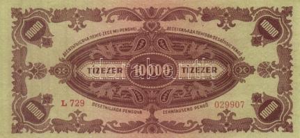 1945. 10.000P (4x) színváltozatok is T:II