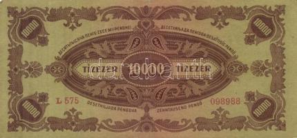1945. 10.000P (4x) színváltozatok is T:II