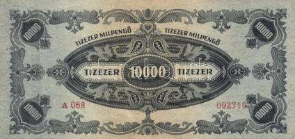 1946. 10.000MP (5x) színváltozatok és nyomat eltolódások T:II