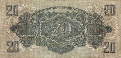1944. "A Vörörshadsereg Parancsnoksága" 20P (4x) T:III