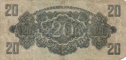 1944. "A Vörörshadsereg Parancsnoksága" 20P (4x) T:III