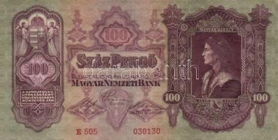 1930. 100P (3x) egymás utáni sorszámmal T:I-